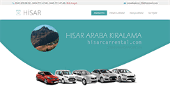 Desktop Screenshot of hisarcarrental.com